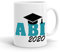 True Statements Tasse Abi 2020 - schöne Tasse als Geschenk zum Abitur, innen weiss