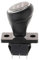 freneci Remplacement 6Pin 3Position AC125-250V de Commutateur de Joystick de Voiture pour Enfants - 6 Broches 3 Positions Noir avec Chicane