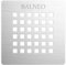 BALNEO Filtro di Scarico per Piatto Doccia, Scarico Doccia, Copertura per Piatto Doccia in Vassoio Quadrato in Pietra - Cromato a Scacchi 132 X 132mm Adatto per i Piatti Doccia BALNEO Stone Tray