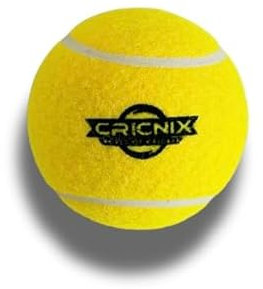 Cricnix Klassischer Cricket-Tennisball, Grün, mit Cricket-Tape, 3er-Pack (70 g)