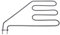Elektrisches Heizelement, Saunaofen, Edelstahl, Gerade Wärmekomponente für Zuhause, Hotel, Saunen, Clubs, Fitnesscenter (SAV-1500W)