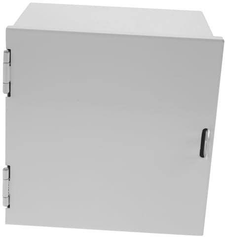 CLISPEED Stainless Steel Anti-theft Electrical Enclosure Box Outdoor Protective Outlet Box Lock for Electric Vehicle Chargers White