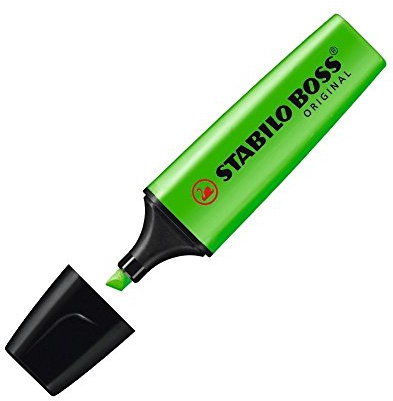 Stabilo Boss Original Highlighters - Green (Pack of 3)