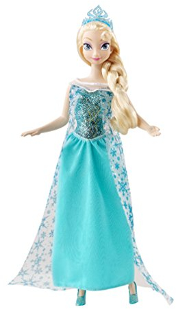 Mattel Y9967 - Disney Princess, Die Eiskönigin, Musik Prinzessin Elsa, Puppe