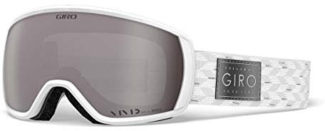 Giro Damen Skibrille Facet, White Silver Shimmer, M, 300066-014
