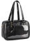 SteamedBun Damen ita bag clear window-hand japanische pu-leder-geldbeutel anime schulranzen für cosplay mittel schwarz
