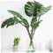 Lankater 10pcs Hohe Simulations-künstliche Monstera Blatt Tropische Pflanze Zuhause-Party Büro Store