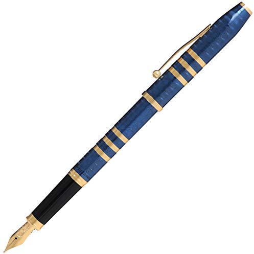 Cross 175th Anniversary Century II Fountain Pen - Blue Lacquer w/Gold Plated Medium Nib