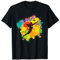 Faustball Farbspritzer Sport T-Shirt