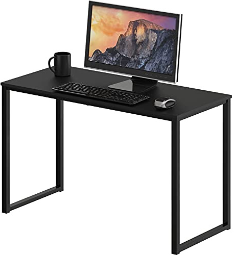 SHW Mission 32-Inch Home Office Computer Desk, Black
