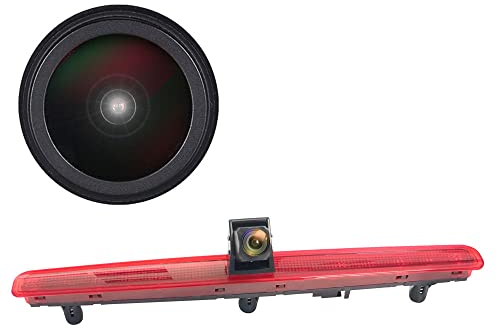 1280 x 720Pixels Third 3rd. Auto Top Mount Brake Bremsleuchte Kamera Bremslicht Rückfahrkamera Replacement for VW T5 Bus Transporter Multivan Caravelle Business Third 3rd Stop Light 2003-2015 Bj