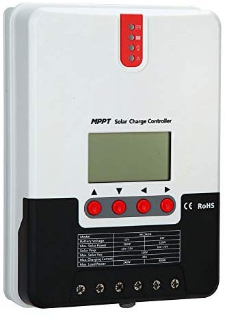 ohfruit MPPT 12V / 24V 20A RV Haus Solarbatterie Ladungsregler Flüssigkristallanzeigeanzeige