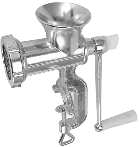 Tritacarne, manuale in lega di alluminio tritacarne multifunzionale per salsiccia per uso domestico veloce e senza sforzo (taglia : n. 12)