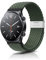 ZoRoll 22mm Cinturino per Xiaomi Watch S4/Redmi Watch 5 Active/5 Lite/Xiaomi Watch S3/Watch 2/2 Pro, Nylon Intrecciato Regolabile Cinturino per Garmin Forerunner 265/Venu 3 - Verde