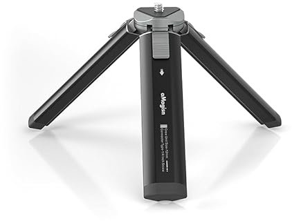 Metal Tripod Stand For Insta360 Ace Pro/Action 4 Sports Camera Metal Mini Tripod Desktop Tabletop Stand Gimbal Handle Grip Stabilizer