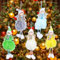 Anpress 5 Stück Christbaumschmuck, Weihnachtsanhänger Engel, Weihnachtsbaumanhänger, Weihnachten Plüsch Elf Hängende Ornament, Weihnachten Deko, Ornamenten für Weihnachtsbaum, Geschenke für Kinder
