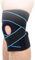JIEYUCHU Rodilleras Menisco y Ligamento, Rodillera Deportiva, Ajustable Rodillera con Silicona, Rodilleras Gym, Rodillera Rotuliana Completa para Protege tus rodillas, Unisex (Azul)