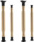 Booso Valve Juego de Herramientas de Esmerilado para Lapear A Mano Juego de 4 Piezas con Doble Ventosa Lap Cup, 1-1/8 Pulgadas, 1-3/8 Pulgadas, 5/8 Pulgadas, 3/16 Pulgadas