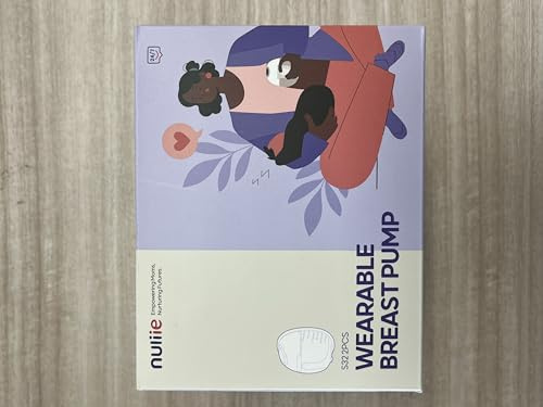 Nuliie Electric Breast Pump (2 Packs, Black Purple)