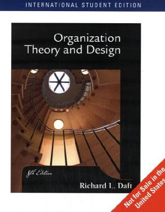 Organization Theory and Design