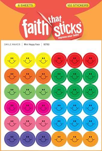 Mini Happy Face (Faith That Sticks)