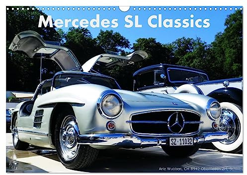 Mercedes SL Classics (Wandkalender 2026 DIN A3 quer), CALVENDO Monatskalender: Der Mercedes SL Klasse ist eine Klasse für sich. (CALVENDO Mobilitaet)
