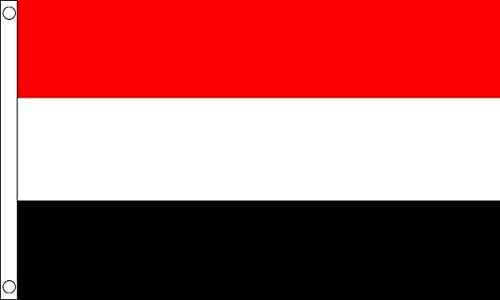 3Ft x 2Ft Flag Bandera pequeña de Yemen;