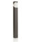 Lucande Außenleuchte Kiran (spritzwassergeschützt (Modern) in Schwarz aus Aluminium (1 flammig, E27) - Wegeleuchte Pollerleuchte Wegelampe Sockelleuchte
