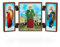 NKlaus - Xenia Von St. Petesburg - Christliche Ikone Triptychon - Ksenija Peterburgskaja - kleine haus Altar holz 36158