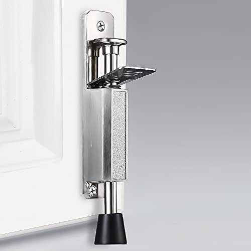 Ailiebe Design® Türfeststeller Türstopper Edelstahl Türhalter Montage am Türblatt Hub 37mm