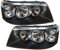 Pure Cardesign Scheinwerfer passend für VW T5 Bj 03-09 schwarz Klarglas mit Motor für LWR links rechts