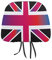 Union Jack England Flags Car Headrest Cover Full Wrap Head Rest Cushion Cover Auto Accessories for Men Women 2 PCS