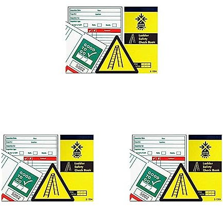 Good to Go Safety 51304 Ladders Check Book (Pack of 3)