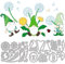 GLOBLELAND Löwenzahn Zwerg Metall Stanzschablone Zwerge Frühling Papierpräge Stanzschablonen Set Stanzformen für Kartenherstellung DIY Papier Scrapbooking Handgefertigtes Fotoalbum