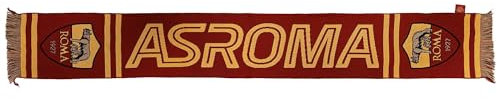 3R SPORT SRL Schal Roma Offizieller Schal 2023 2024. Gelber Schal 23/24. Lizenzprodukt., mehrfarbig, Einheitsgröße