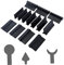 ORFOFE 1 Set 14pcs Sandpaper Holder for Woodworking Mouse Sander Sandpaper De Carpintero Woodworking Sandpaper Wire Wall Grid Sanding Disc Holder Sandpaper Mat Sanding Sponge