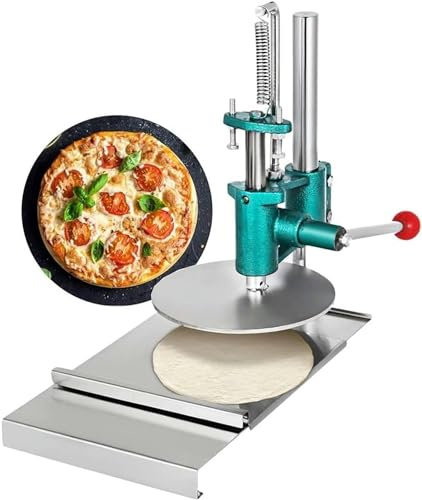 Teigausrollmaschine, Nudelmaschine, Teigausroller, 20 cm/7,87 Zoll Haushalts-Pizzapresse, manuelle Teigausrollmaschine aus Edelstahl für Gewerbe oder Familie