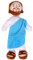 GUTERTOP 33 cm Lächelndes Jesus Plush Kuscheltier, Klassischer Retter Jesus Figur für Kinder, Frauen, Männer - Partyzubehör, Ostern