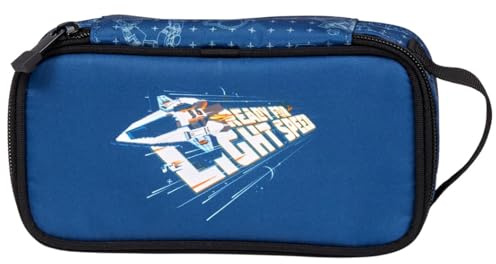 SKANDO BAGS Lego - Trousse garçon - Porte-nom pratique - Espace pour tous les accessoires d'écriture importants, Space Explorer, Trousse à crayons
