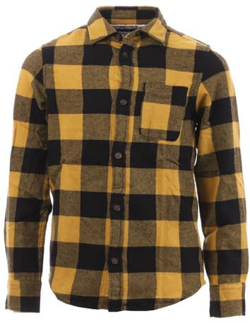 Chemise à Carreaux Vichy Jaune Garçon Jack and Jones Noir 14 Ans