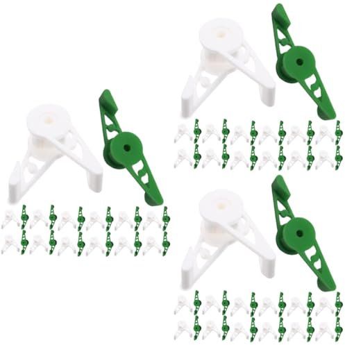 BESPORTBLE 3 Sätze Pflanztrainer-Clip Gitter Spalier Pflanzer Pflanzenstützen Für Den Garten Netz Verstellwinkel Obstbäume Pflanzenzweige Beugen Klemme Für Pflanze Plastik 40 Stück * 3
