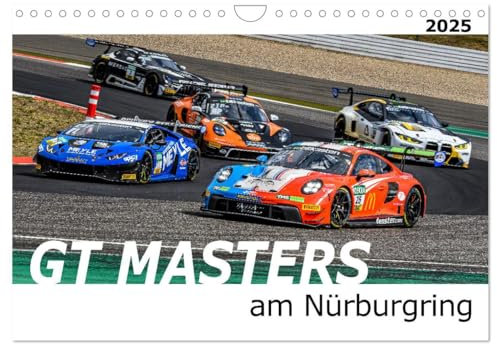 GT Masters am Nürburgring (Wandkalender 2025 DIN A4 quer), CALVENDO Monatskalender