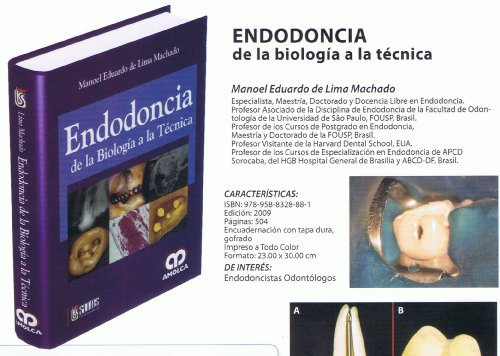 ENDODONCIA, DE LA BIOLOGIA A LA TECNICA