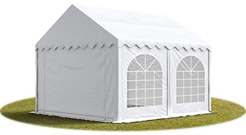 3x5 mTendone per Feste Premium PVC Bianco 100% Impermeabile Gazebo da Giardino Tendone da Esterno Tenda Party