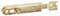 Alberts 111663 Möbelriegel mit Knopfgriff | gerade, mit Anschlagwinkel | Stahl, vernickelt | 70 x 16 mm