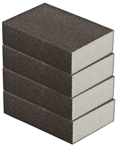 Schleifschwamm 4er Set robuste Körnung K60-220 DIY Handschleifer für viele Materialien geeignet hochwertiger Handschleifklotz Schleifklotz Schleifblock