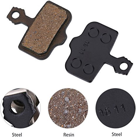 Force bremsbeläge,4 Paar Bremsbeläge Elixir,Sram Bremsbeläge,Fahrrad Scheibenbremse Scheibenbremsbeläge,Mountainbike Scheibenbremsbelag Resin Scheibenbremse Beläge Bremsbelag Resin Disc Brake Pad