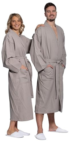 ZOLLNER Accappatoio bianco - morbido e super assorbente - da donna e uomo - cotone - Taglia S alla 6XL - lavabile a 95°C - qualità alberghiera - Certificato OEKO TEX (R), 019