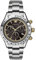 Versace Chrono Classic Herrenuhr Silber Stahl Braun Zifferblatt 44mm VEV700419