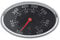 Grill Raucher Thermometer Zifferblatt Grill Temperaturanzeige, Edelstahl Holzkohle Gasgrill Wärmeanzeige für Fleischkochen, Celsius und Fahrenheit Anzeige